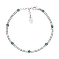 Bracelet Amen Tennis in Silver BTB2B3VE16